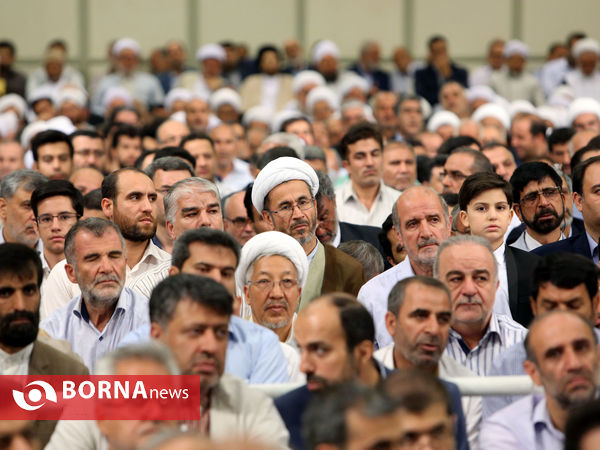 دیدار مسئولان، کارگزاران و دست‌اندرکاران حج با رهبر انقلاب