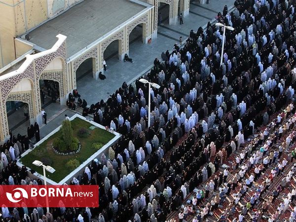 نماز عید فطر حرم مطهر رضوی