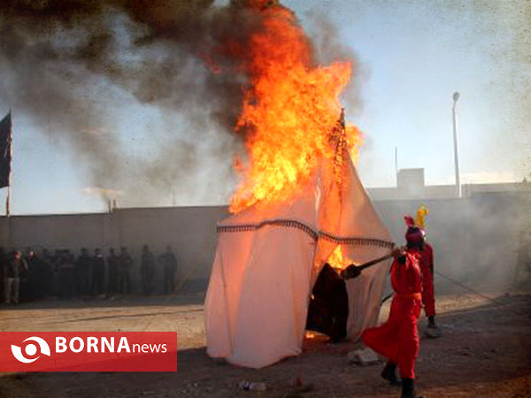 تعزیه واقعه عاشورا و خیمه سوزان در زاهدان