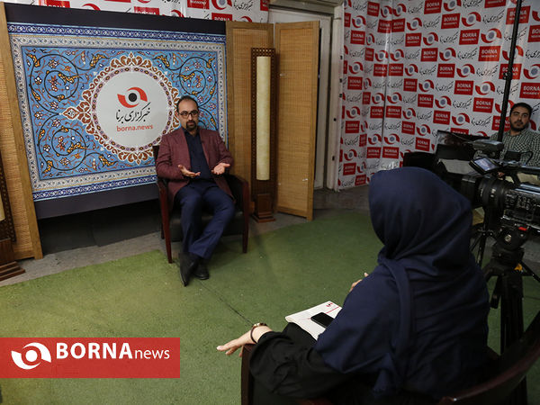 حضور حجت نظری در خبرگزاری برنا