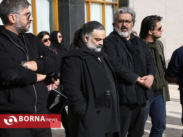 مراسم تشییع پیکر مرحوم افشین یداللهی