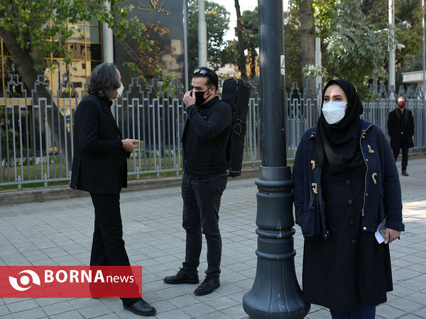 مراسم وداع با پورنگ پورشیرازی