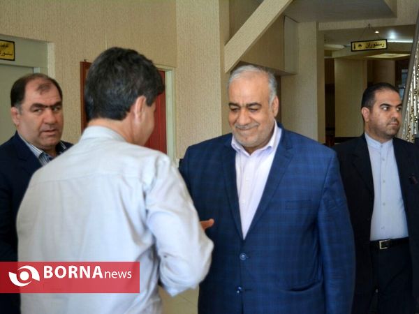 روسای فدراسیون‌ها ورزشی در نقاط صفر مرزی قصرشیرین