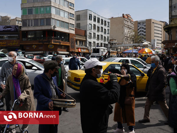 میدان تجریش تهران در آستانه سال نو