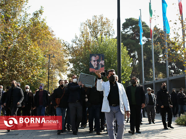 مراسم وداع با پورنگ پورشیرازی