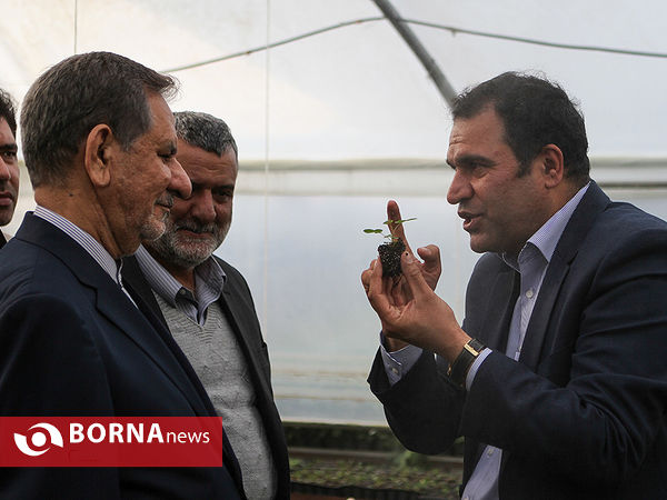 بازدید معاون اول رئیس جمهوری از چند پروژه کشاورزی و صنعتی در شهرستان رباط کریم