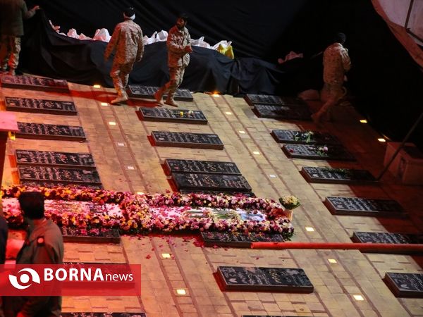 حال و هوای گلزار شهدا کرمان پیش از وداع با سردارشهید حاج قاسم سلیمانی