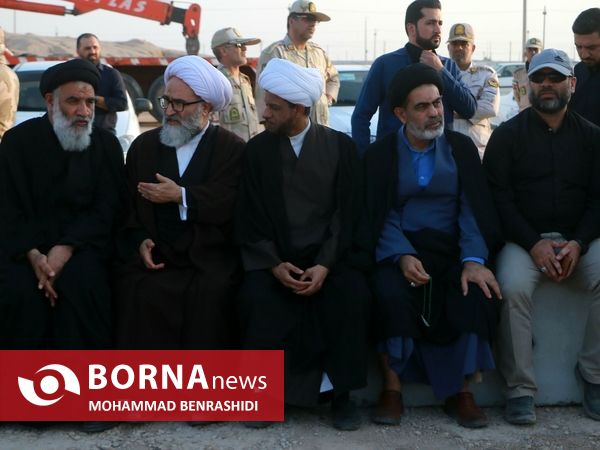 مانور آغاز عملیات خدمات رسانی به زوار اربعین در شلمچه