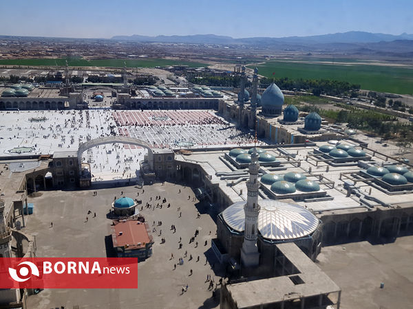 تصاویر هوایی از قم در نخستین روز از سال 1400