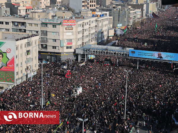 تشییع پیکر سردار شهید حاج قاسم سلیمانی در تهران