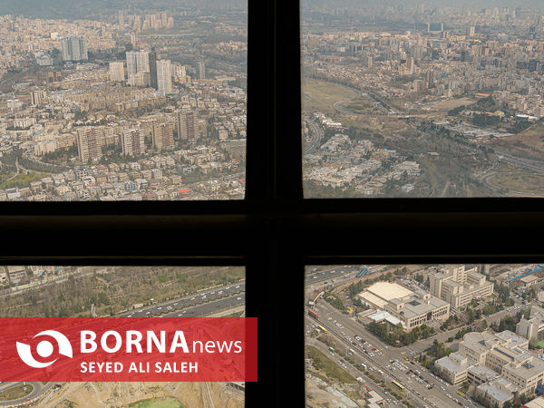 بازدید ورزشکاران مسابقات نوروز از برج میلاد