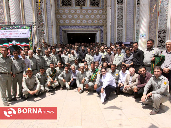 مراسم ترحیم و ختم محیط بان شهید منوچهر شجاعیان در شیراز