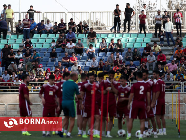تمرین تیم فوتبال پرسپولیس تهران