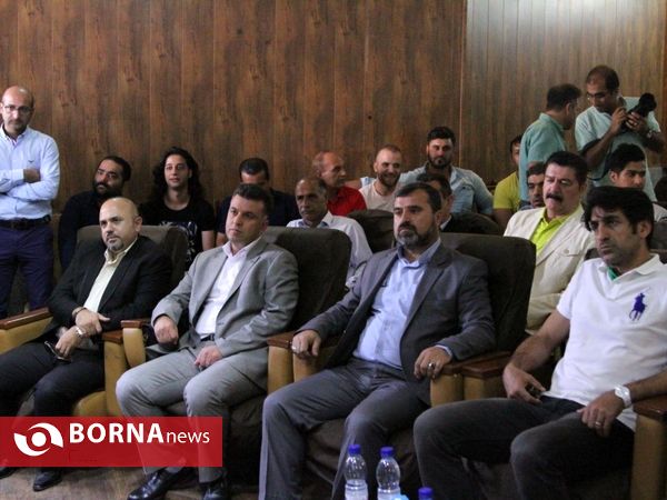 مراسم معارفه خداد عزیزی بعنوان سرمربی جدید سپیدرود رشت