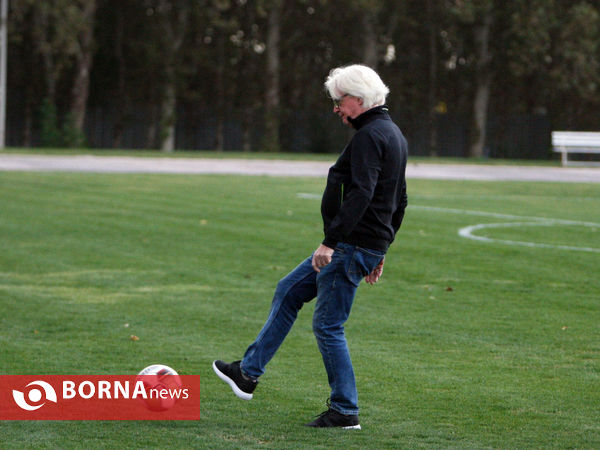 تمرینات تیم فوتبال استقلال تهران