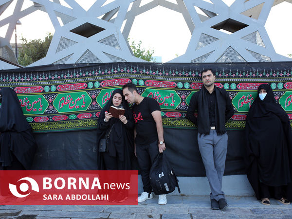 پیاده روی جاماندگان اربعین در تهران