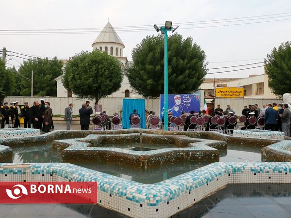رونمایی از سردیس سردار سلیمانی در آبادان