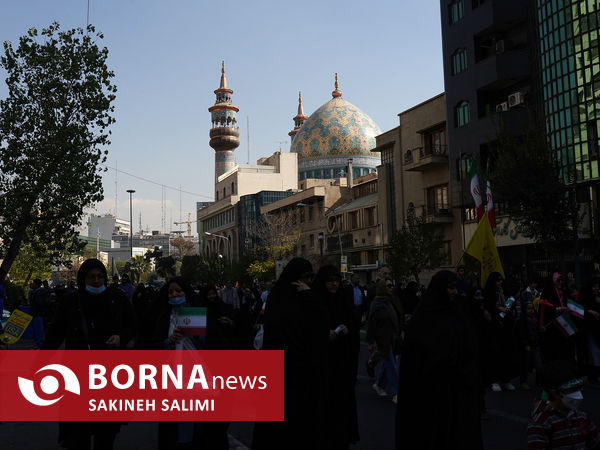 راهپیمایی ۱۳ آبان - تهران (۲)