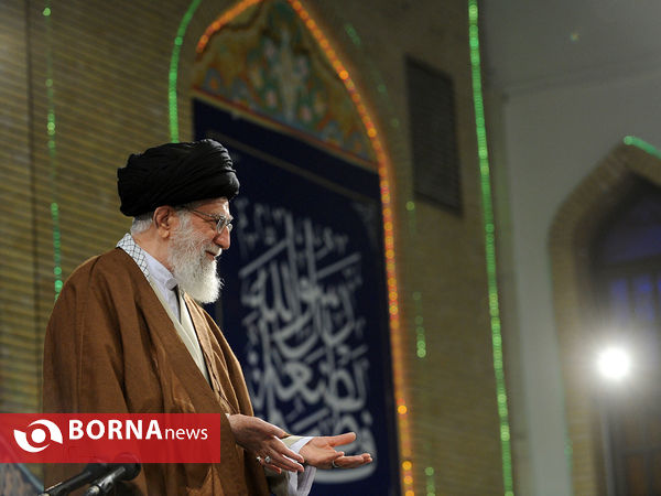 دیدار اعضای کنگره نقش شیعه درگسترش‌علوم‌اسلامی با رهبرانقلاب