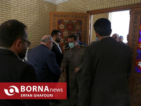 عطرافشانی یادمان شهدای گمنام ساری در هفته پارالمپیک