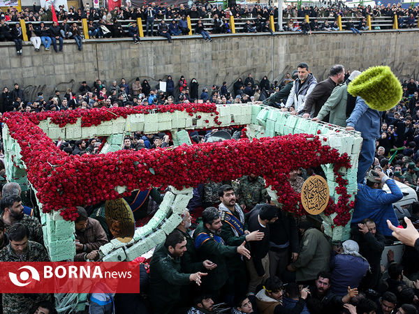 تشییع پیکر سردار شهید حاج قاسم سلیمانی در تهران