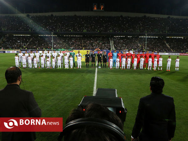 در حاشیه دیدار تیمهای  فوتبال ایران - کره جنوبی