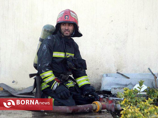 آتش سوزی فروشگاه هپی لند در رشت