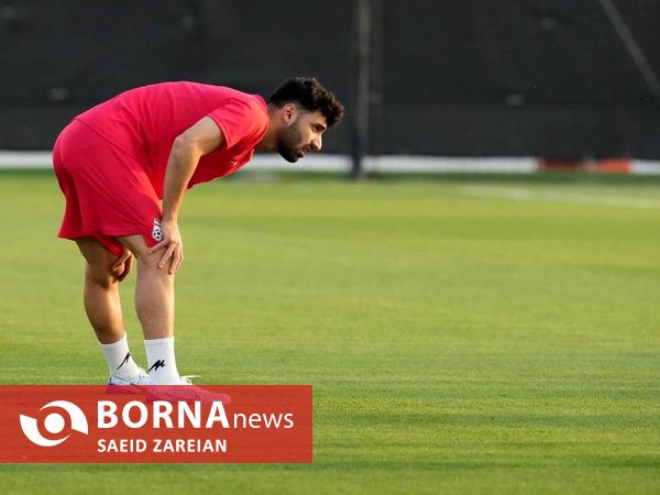 تمرین تیم ملی فوتبال ایران