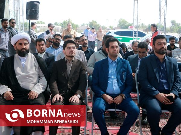 مراسم کلنگ زنی پارک 20 هکتاری خلیج فارس آبادان