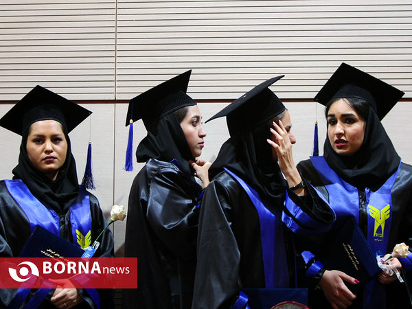 مراسم جشن فارغ التحصیلان دانشگاه آزاد