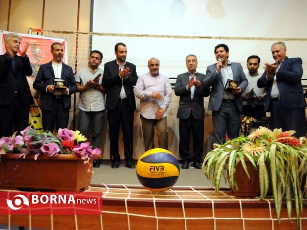 مراسم تجلیل از ورزشکاران والیبال شهرستان قدس
