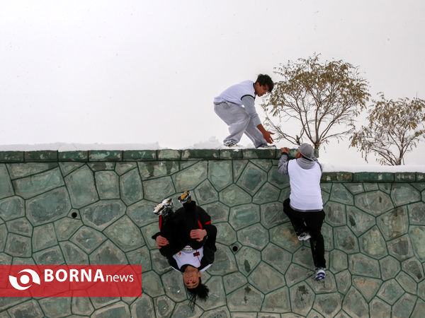 پارکور در برف