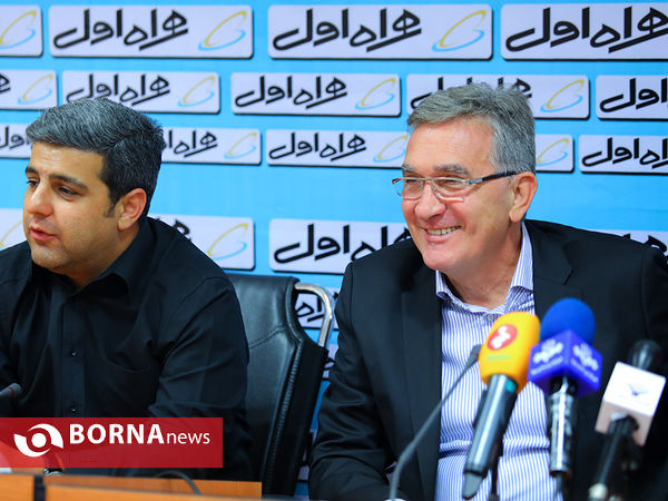 نشست خبری مربیان تیم های پرسپولیس و نساجی
