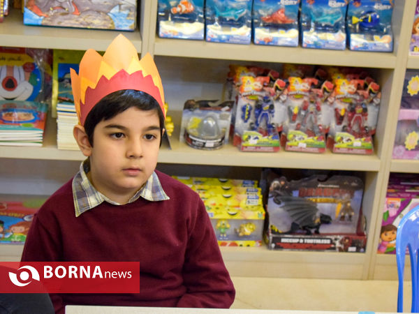 کارگاه شاهنامه‌خوانی گروه نونهالان همایون خبرگزاری برنا در شهر کتاب کرمانشاه