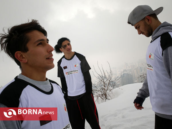 پارکور در برف