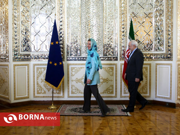 دیدار محمد جواد ظریف و فدریکا موگرینی