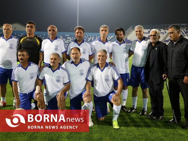 در حاشیه دیدار دوستانه پیشکسوتان تیم ملی _ پیشکسوتان ملوان