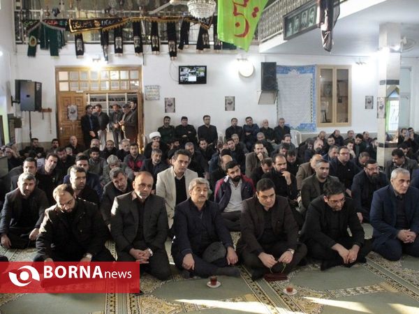 مراسم سوگواری هیئت های مذهبی مساجد منطقه آزاد انزلی