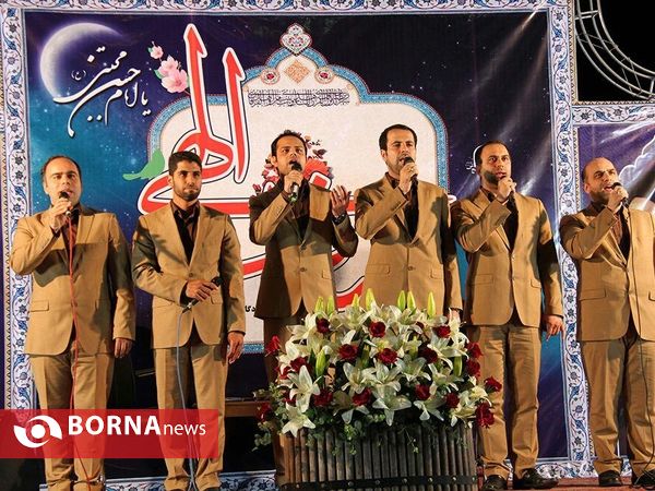 مراسم " ضیافت الهی " در امامزاده پنج تن لویزان