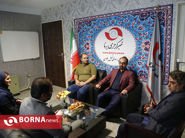 حضور حجت نظری در خبرگزاری برنا