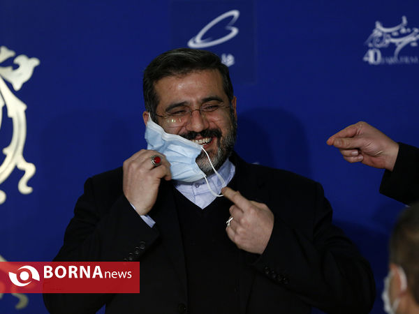 حضور وزیر فرهنگ و ارشاد اسلامی در کاخ چهلمین جشنواره فیلم فجر