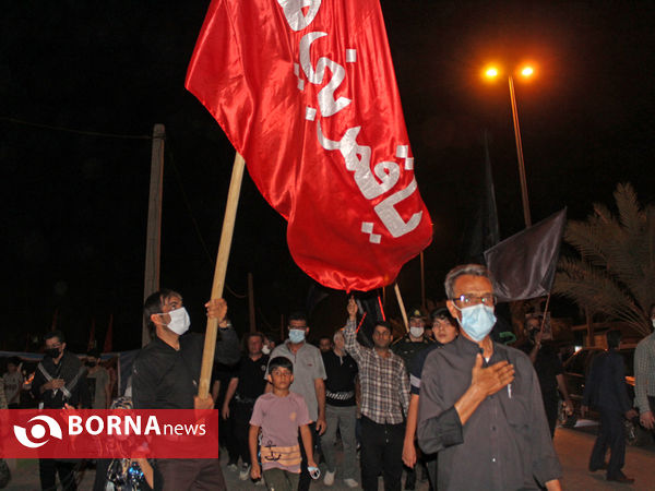 همگامی جاماندگان لامرد فارس با پیاده روی اربعین