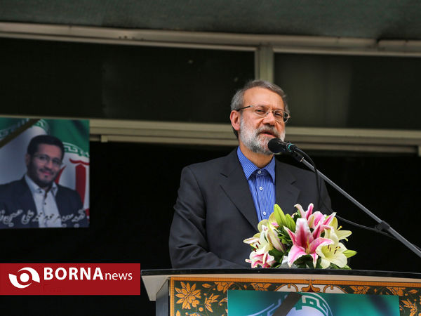 تشییع پیکر نماینده منتخب مردم مراغه و عجب‌شیر از مقابل مجلس