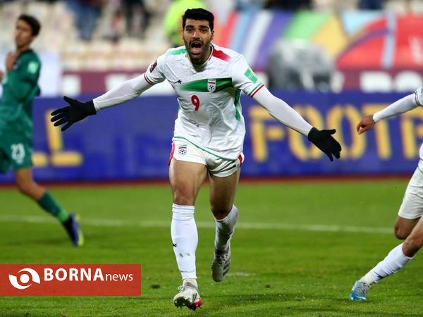 دیدار تیم های فوتبال ایران - عراق