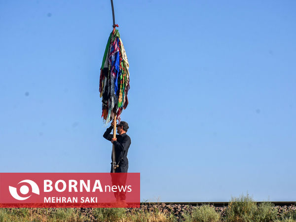 عزاداری مردم روستای کارچان در روز تاسوعا