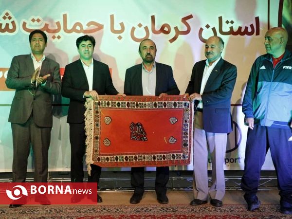 آیین رونمایی از البسه داوران هیئت فوتبال استان کرمان