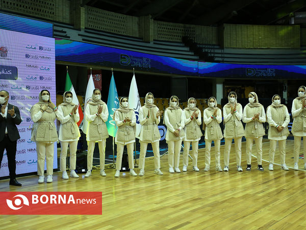 مراسم رونمایی از پیراهن تیم ملی بسکتبال بانوان
