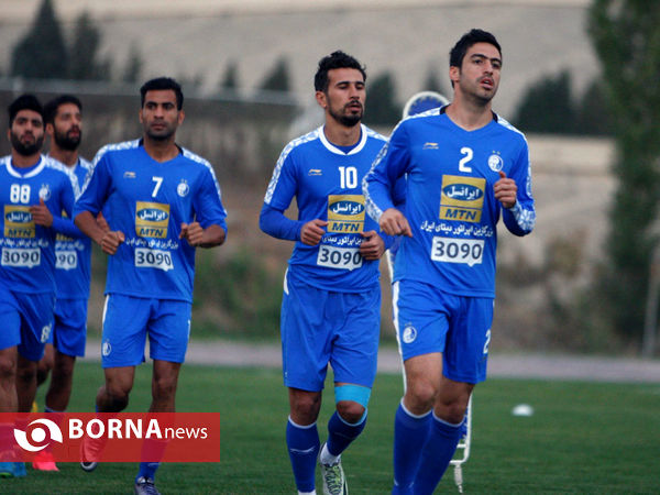 تمرینات تیم فوتبال استقلال تهران