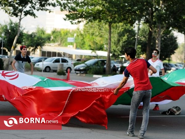 حاشیه های استادیوم آزادی پیش ازبازی ایران و پرتغال