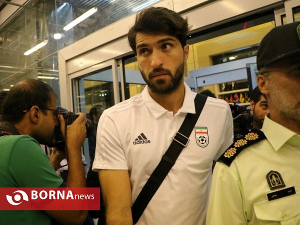 در حاشیه حضور تیم ملی فوتبال ایران- فرودگاه امام خمینی